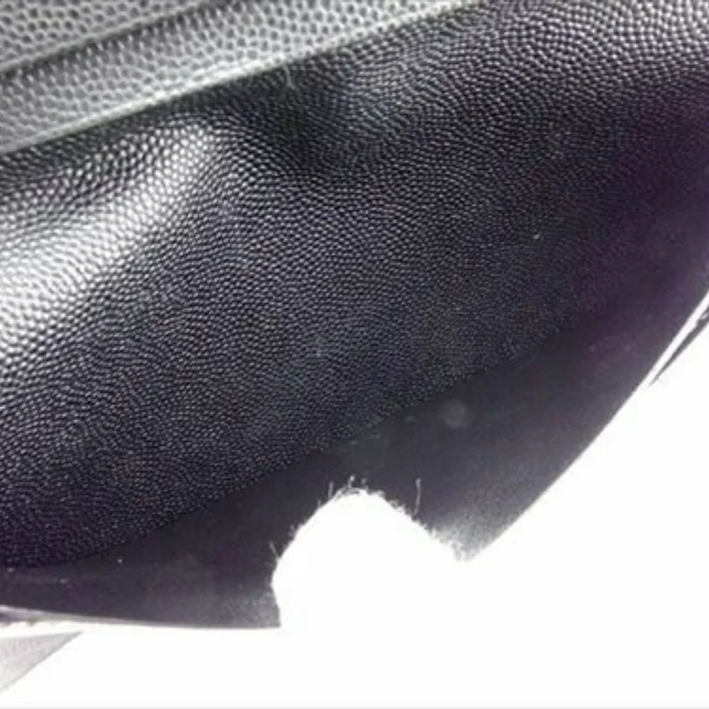 Cartier Wallet Purse Long Wallet Black Silver Mens Authentic Used T7084 - Picture 7 of 9